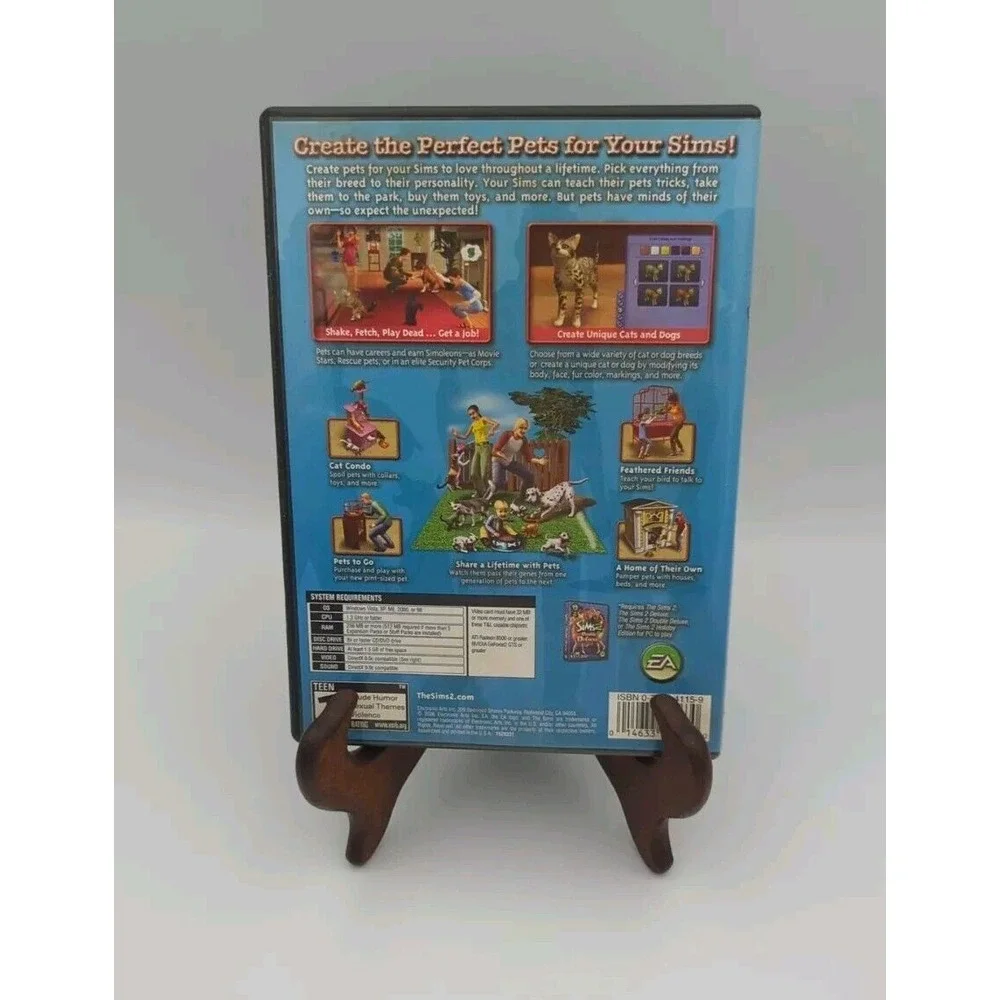 The Sims‎ 2 Pets PC Game Expansion Pack 2006 Complete With Manual